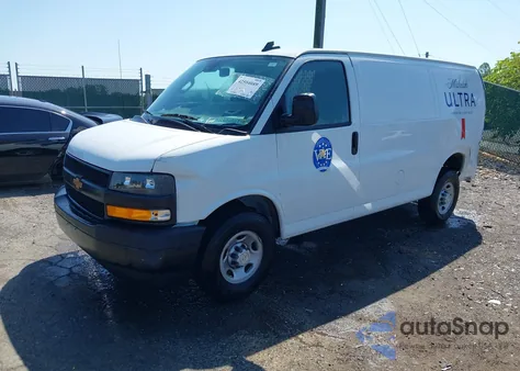 2024 Chevrolet Express Cargo Rwd 2500 Regular Wheelbase Wt from USA, damaged, VIN 1GCWGAFP6R1216135
